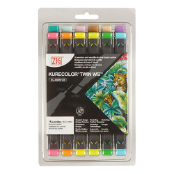 Kurecolor Twin WS Pale set of 12 markers- szal art - sklep plastyczny