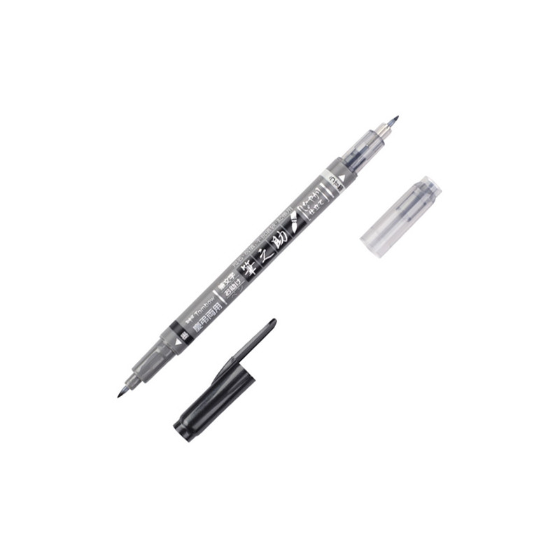 Tombow Fudenosuke Twin calligraphy pen - szal art - sklep plastyczny