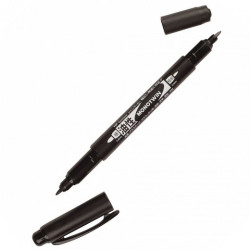 Tombow Mono Twin black pen with two tips - szal art - sklep plastyczny