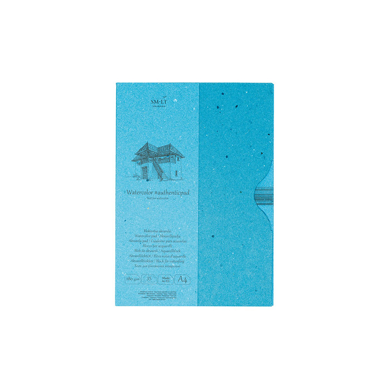 Blok SM-LT watercolor pad A4 280g 35ark etui - sklep plastyczny - szał