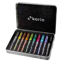 Karin decobrush metallic zestaw 10 pisaków - sklep plastyczny - szał d