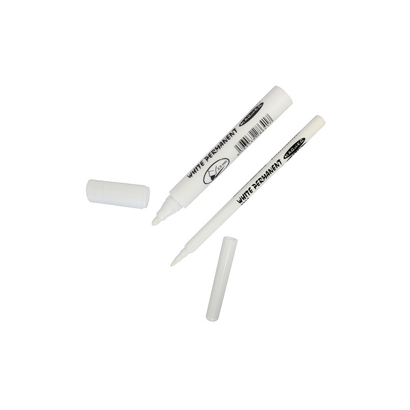 Koh-i-noor white permanent marker - szal art - sklep plastyczny