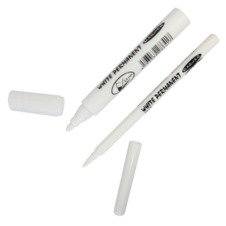 Koh-i-noor white permanent marker - szal art - sklep plastyczny