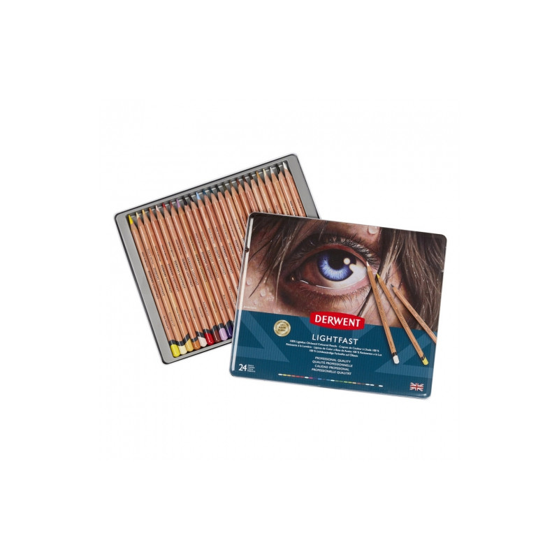 Derwent lightfast a set of 24 colored pencils
