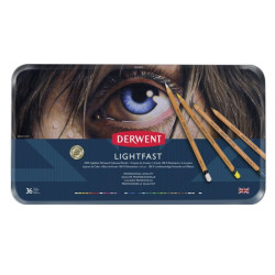 Derwent lightfast set of 36 artistic crayons