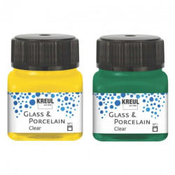 Kreul glass & porcelain clear paint for glass and porcelain 20ml