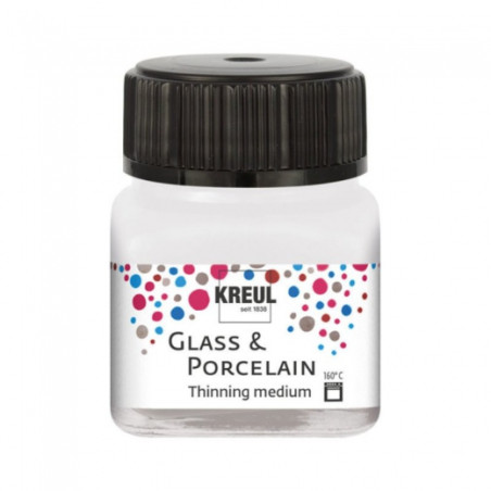 Kreul glass&porcelain medium malarskie rozcieńczalnik 20ml - sklep pla