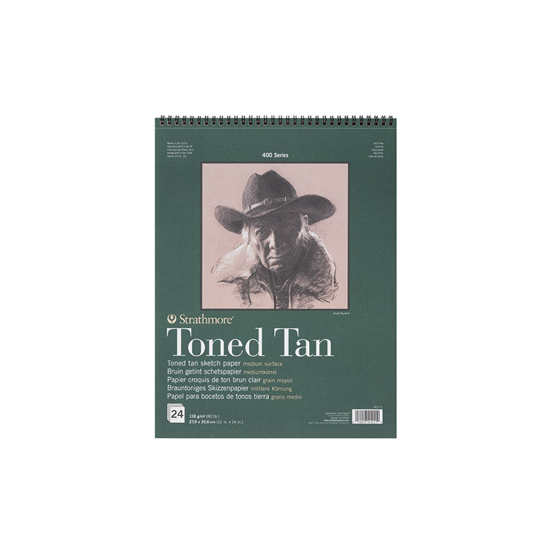 Blok Strathmore s.400 toned tan 118g