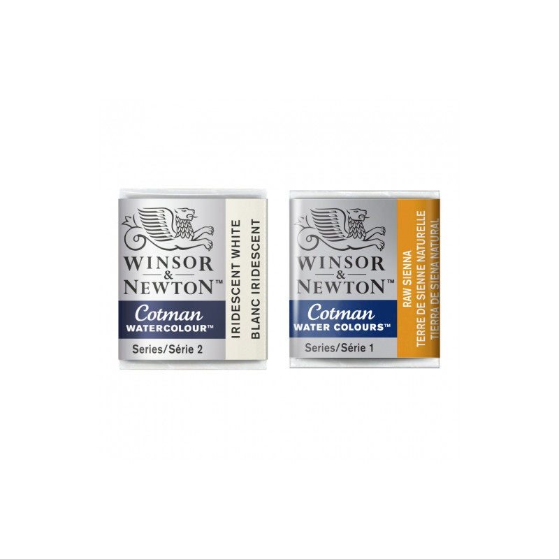 Winsor&Newton cotman akwarele w półkostkach - sklep plastyczny - szał