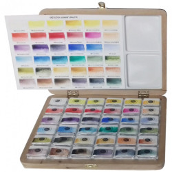 Szmal aquarius set of 36 watercolors in cubes