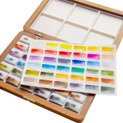 Szmal aquarius set of 36 watercolors in cubes