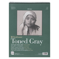 Blok Strathmore s.400 toned gray 118g - sklep plastyczny - szał dla pl