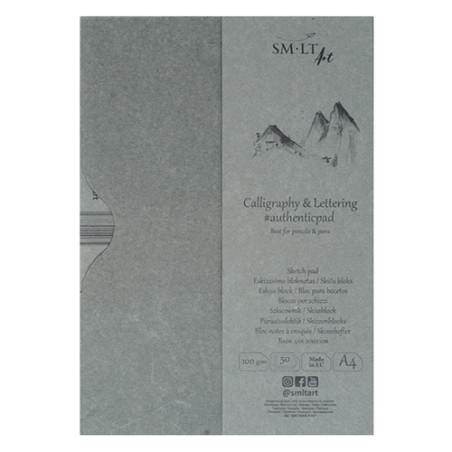 SM-LT sketchpad calligraphy & lettering A4 100g 50ark case