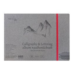 Sketchpad SM-LT calligraphy & lettering with elastic band 175x245 100g