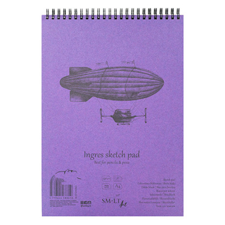 SM-LT ingres sketch szkicownik na spirali 130g - sklep plastyczny - sz