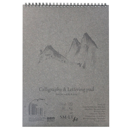 SM-LT sketchpad calligraphy & lettering 100g 50ark spiral