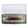 Renesans watercolors honey half-pieces set of 24 pieces of metal casse
