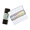 Renesans watercolors honey semi-pans 24 pieces metal case