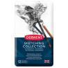 Derwent sketching collection zestaw 12 sztuk - sklep plastyczny - szał