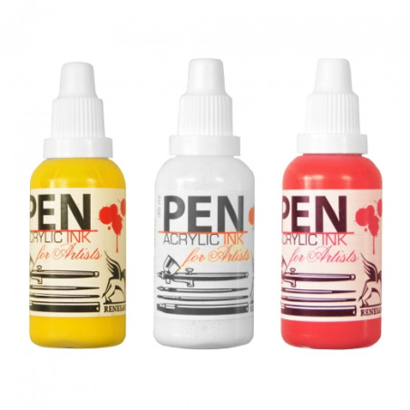 Renesans pen acrylic ink tusz akrylowy 35ml - sklep plastyczny - szał