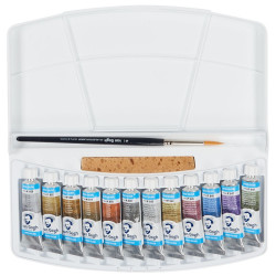 Talens van gogh zestaw akwareli metalicznych 12 x 10ml - sklep plastyc