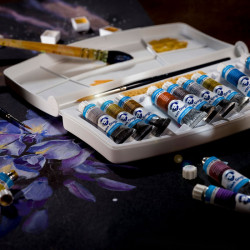 Talens van gogh set of metallic watercolors 12 x 10ml