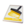 Plastic palette for painting with a roller measuring 22 x 32 cm. The p