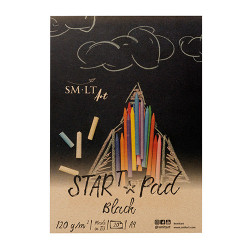 Blok SM-LT art start pad black 120g 20 arkuszy - sklep plastyczny - sz