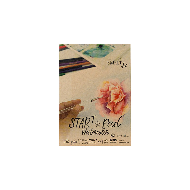Blok SM-LT art start pad watercolor 240g 20 arkuszy - sklep plastyczny