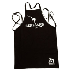 Renesans Black Painting Apron