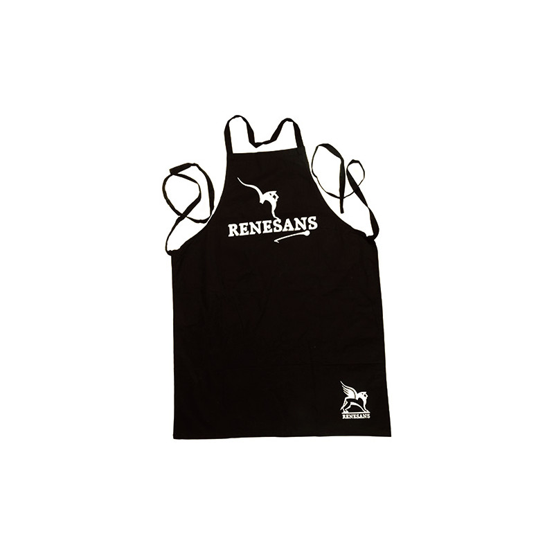 Renesans Black Painting Apron