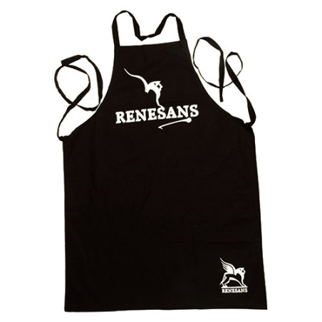 Renesans Black Painting Apron