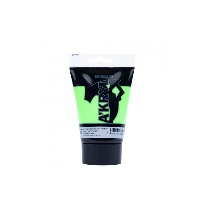 Renesans acrylic phosphorescent acrylic paint 100ml