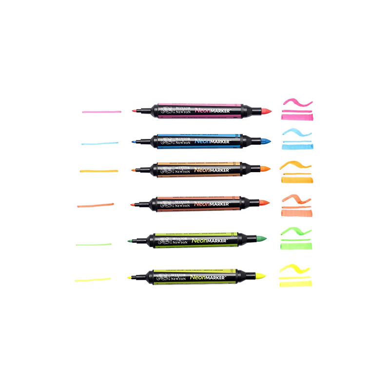 Winsor&Newton neon marker - sklep plastyczny - szał dla plastyków