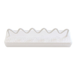 Plastic support for wet brushes for 5 pieces