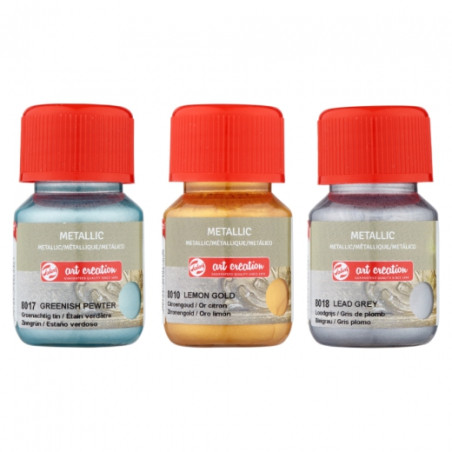 Talens art creation metallic farby metaliczne 30ml - sklep plastyczny