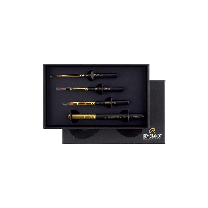 Talens rembrandt travel set zestaw 3 pędzli do akwareli - sklep plasty