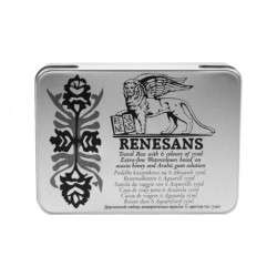 Renesans intense water set of 6 watercolors in a tube of metal packagi