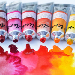 Renesans intense water set of 6 watercolors in a tube of metal packagi