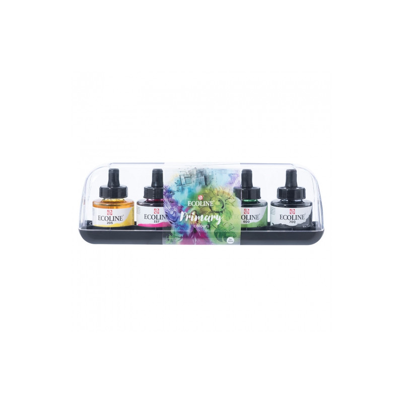 Talens ecoline primary colours 5x30ml
