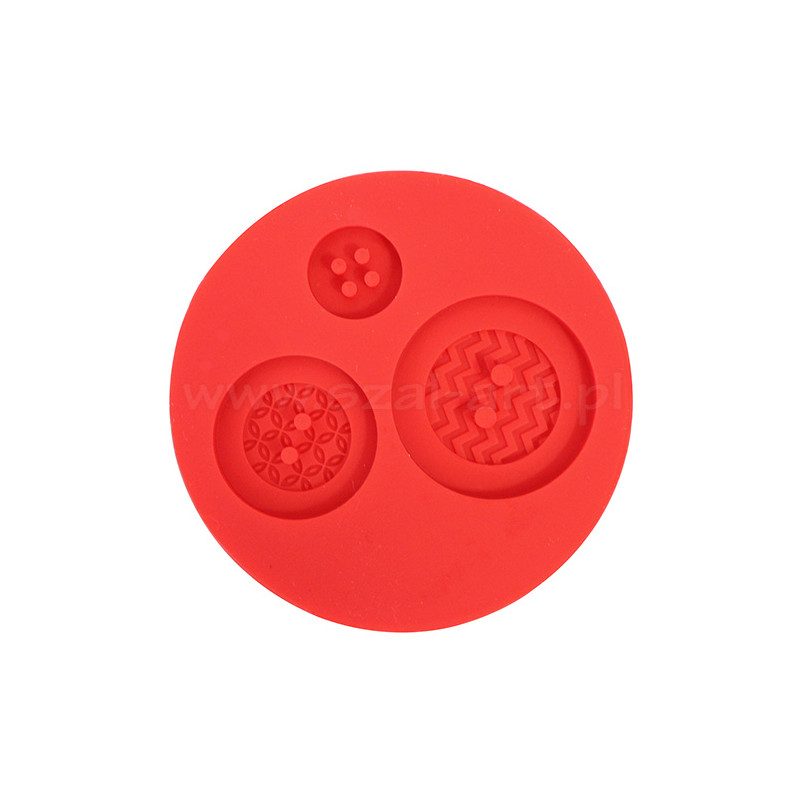 Silicone molds Fimo - buttons- szal art - sklep plastyczny