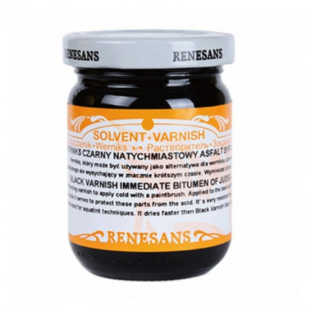 Renesans werniks czarny natychmiastowy asfalt syryjski 110ml - sklep p