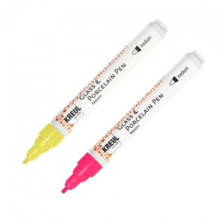 Kreul glass&porcelain pen neon