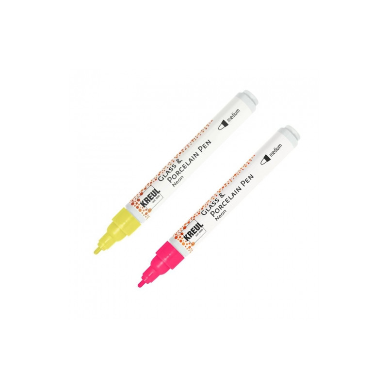 Kreul glass&porcelain pen neon