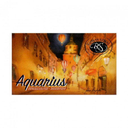Szmal aquarius set of 12 watercolors in cubes Artur Przybysz