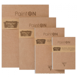 Blok Clairefontaine paint on mix media 250g 50ark - sklep plastyczny -