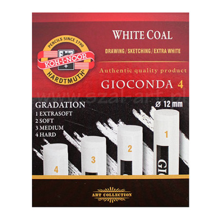 Koh-i-noor gioconda set of 4 pressed white coals