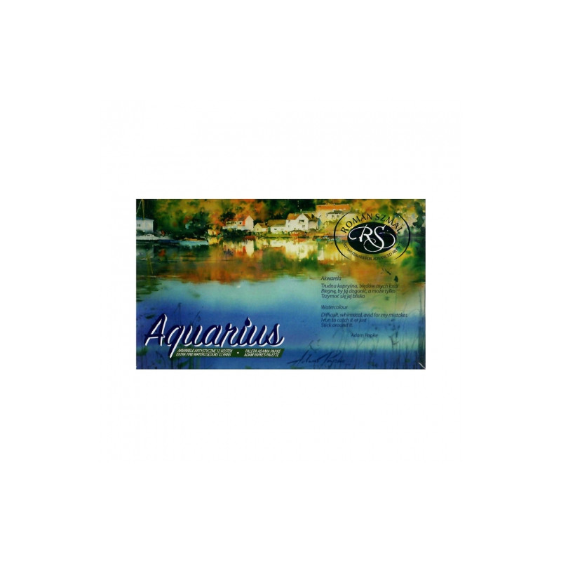 Szmal aquarius set of 12 watercolors in ankle Adam Papke