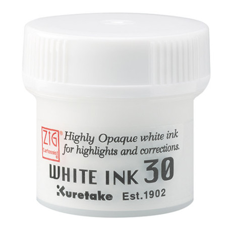Kuretake white ink opaque white ink 30g