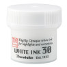 Kuretake white ink kryjący biały tusz 30g - sklep plastyczny - szał dl
